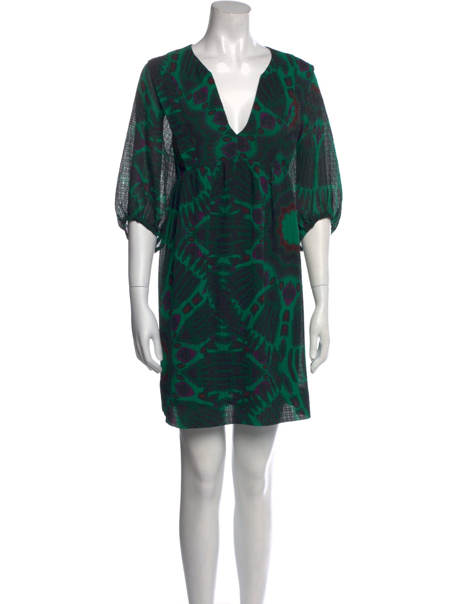 BA&SH Printed Mini Dress