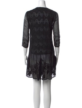 BA&SH V-Neck Mini Dress