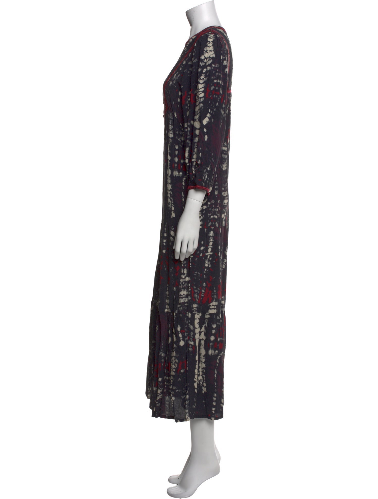 BA&SH Printed Long Dress