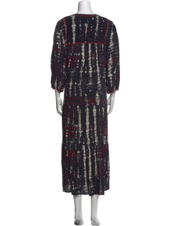 BA&SH Printed Long Dress