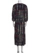 BA&SH Printed Long Dress