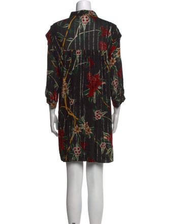 BA&SH Printed Mini Dress