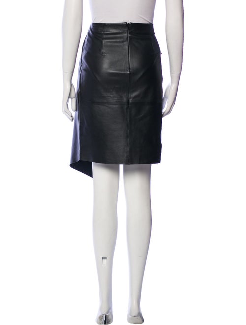 BA&SH Leather Knee-Length Skirt