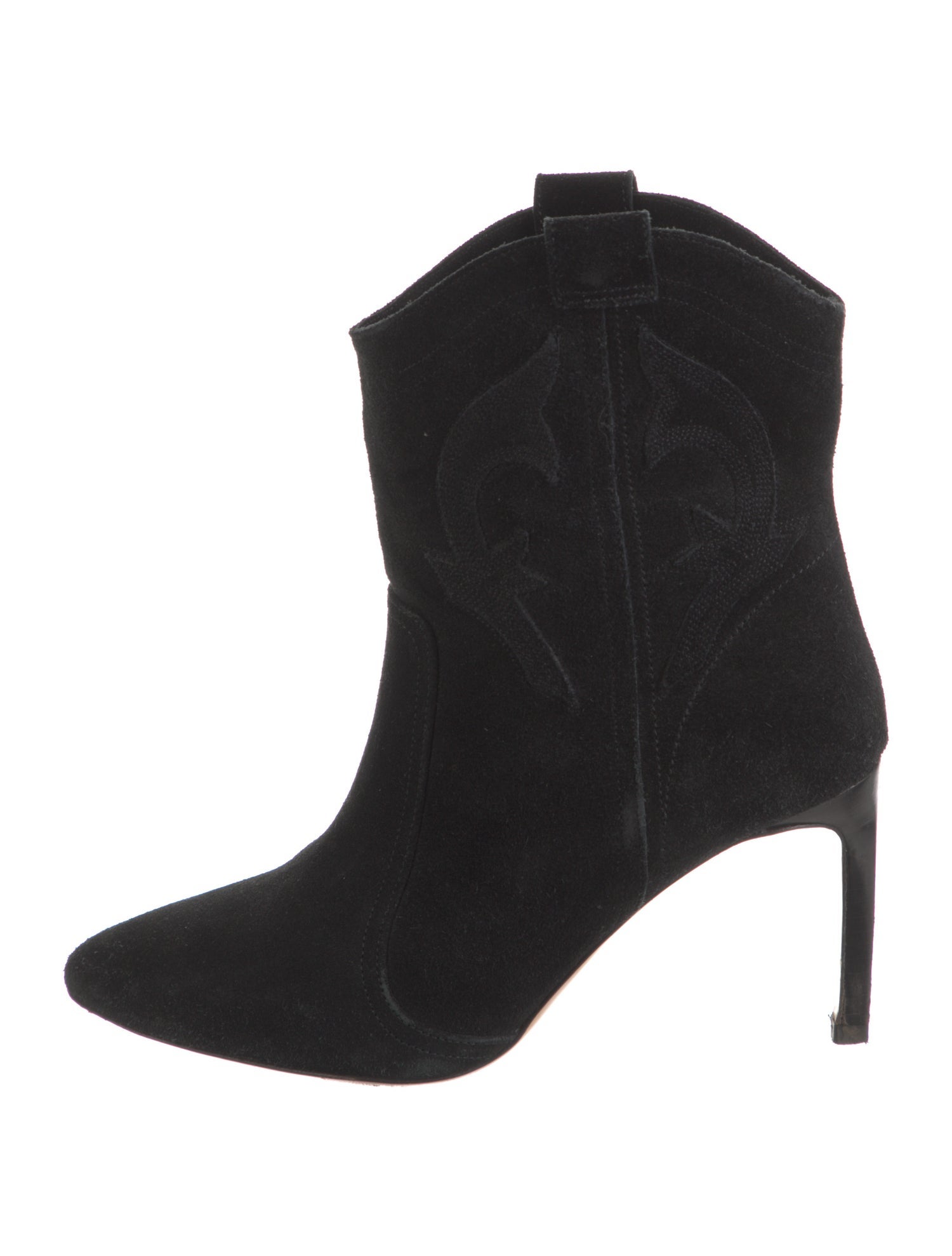 BA&SH Suede Western Boots