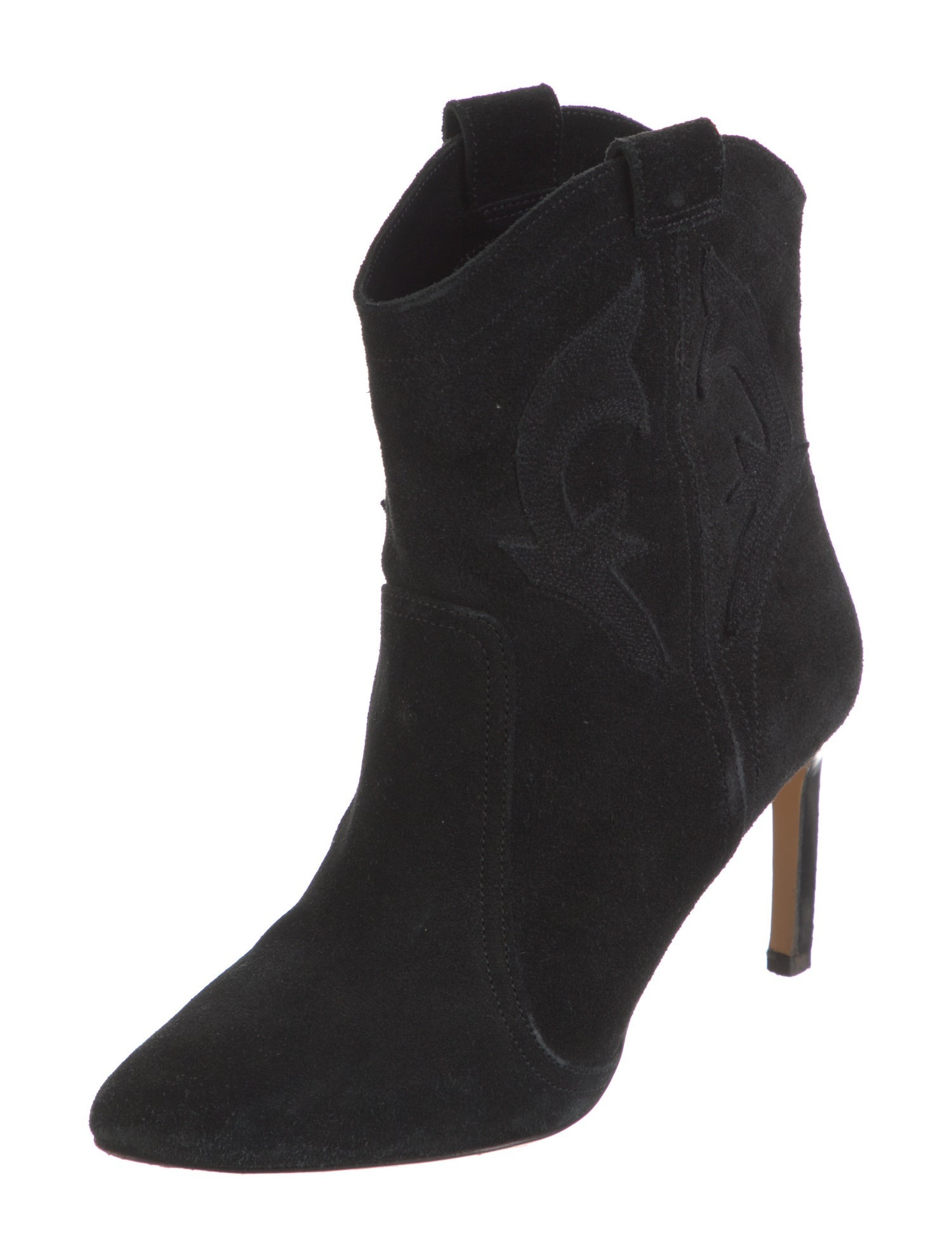 BA&SH Suede Western Boots