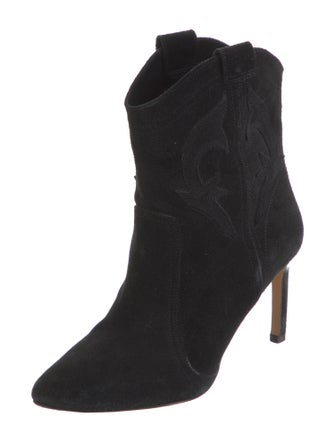 BA&SH Suede Western Boots