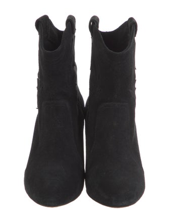 BA&SH Suede Western Boots