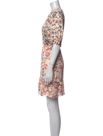 BA&SH Floral Print Mini Dress