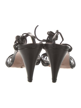 BA&SH Leather Slingback Pumps