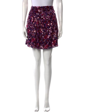 BA&SH Sequin Embellishments Mini Skirt