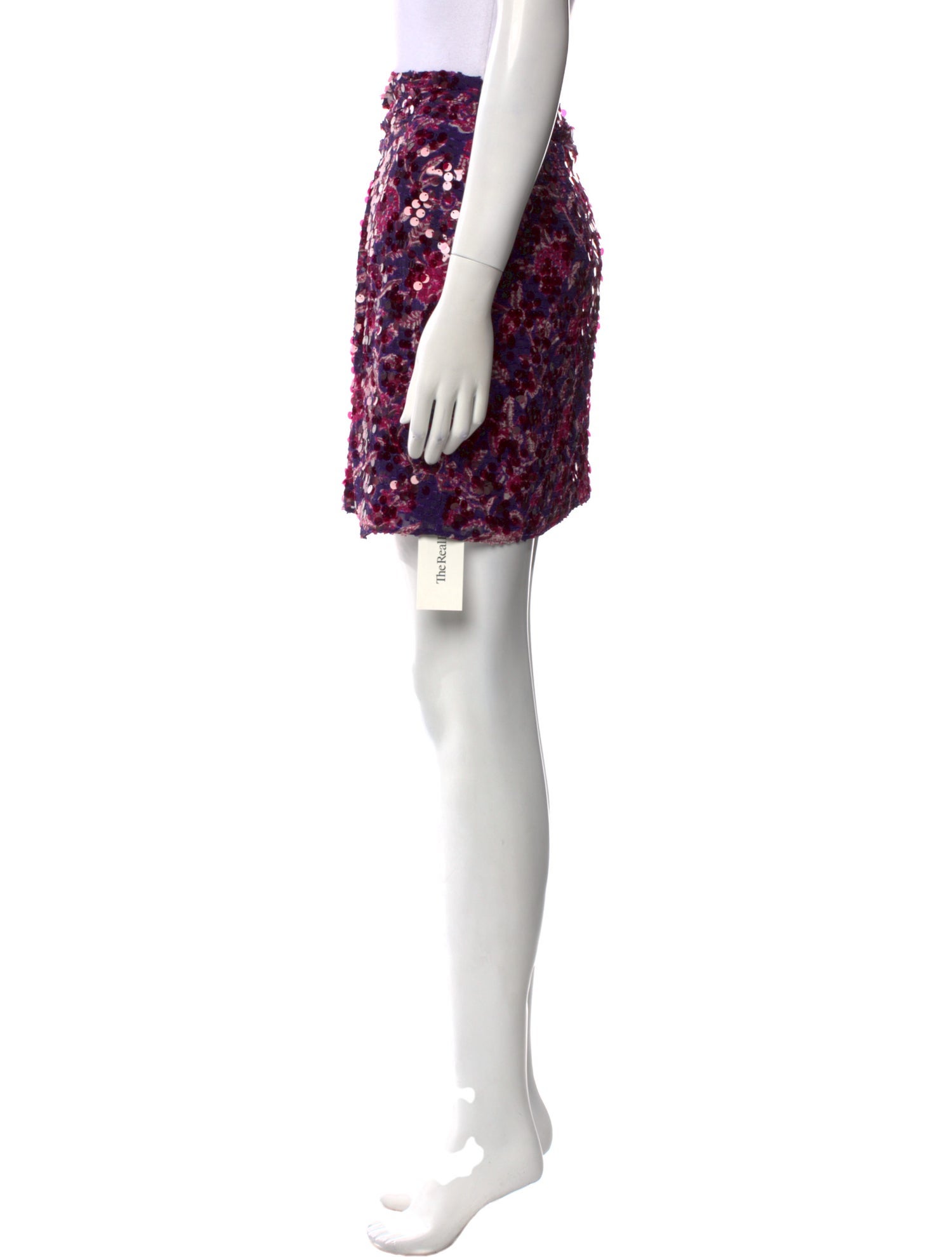 BA&SH Sequin Embellishments Mini Skirt