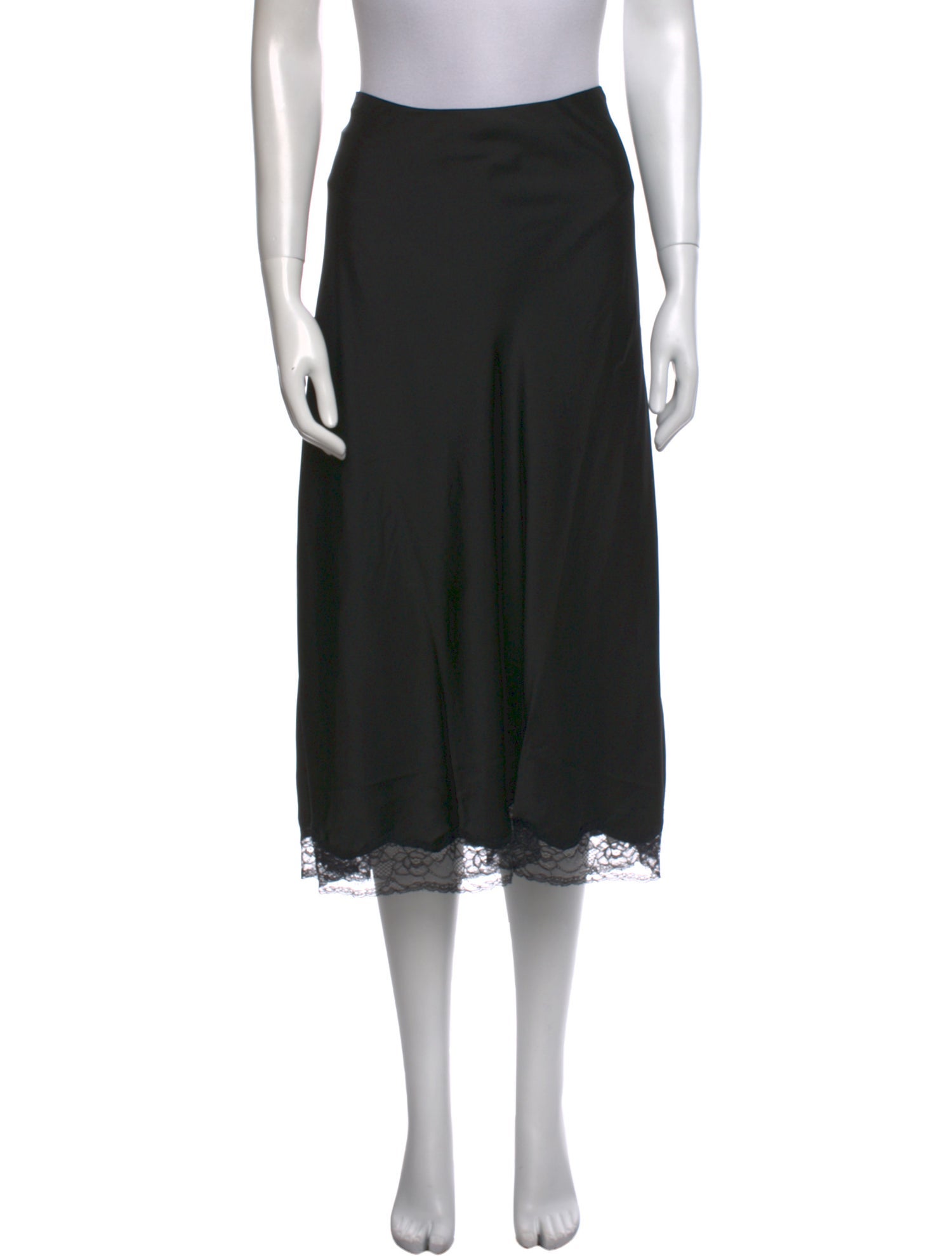 BA&SH Lace Trim Embellishment Midi Length Skirt