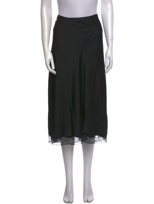 BA&SH Lace Trim Embellishment Midi Length Skirt