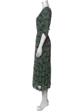 BA&SH Printed Long Dress
