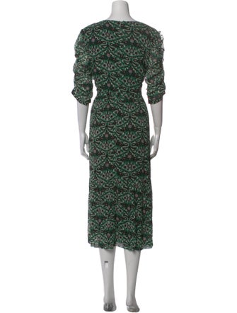 BA&SH Printed Long Dress