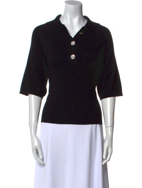 BA&SH Three-Quarter Sleeve Polo