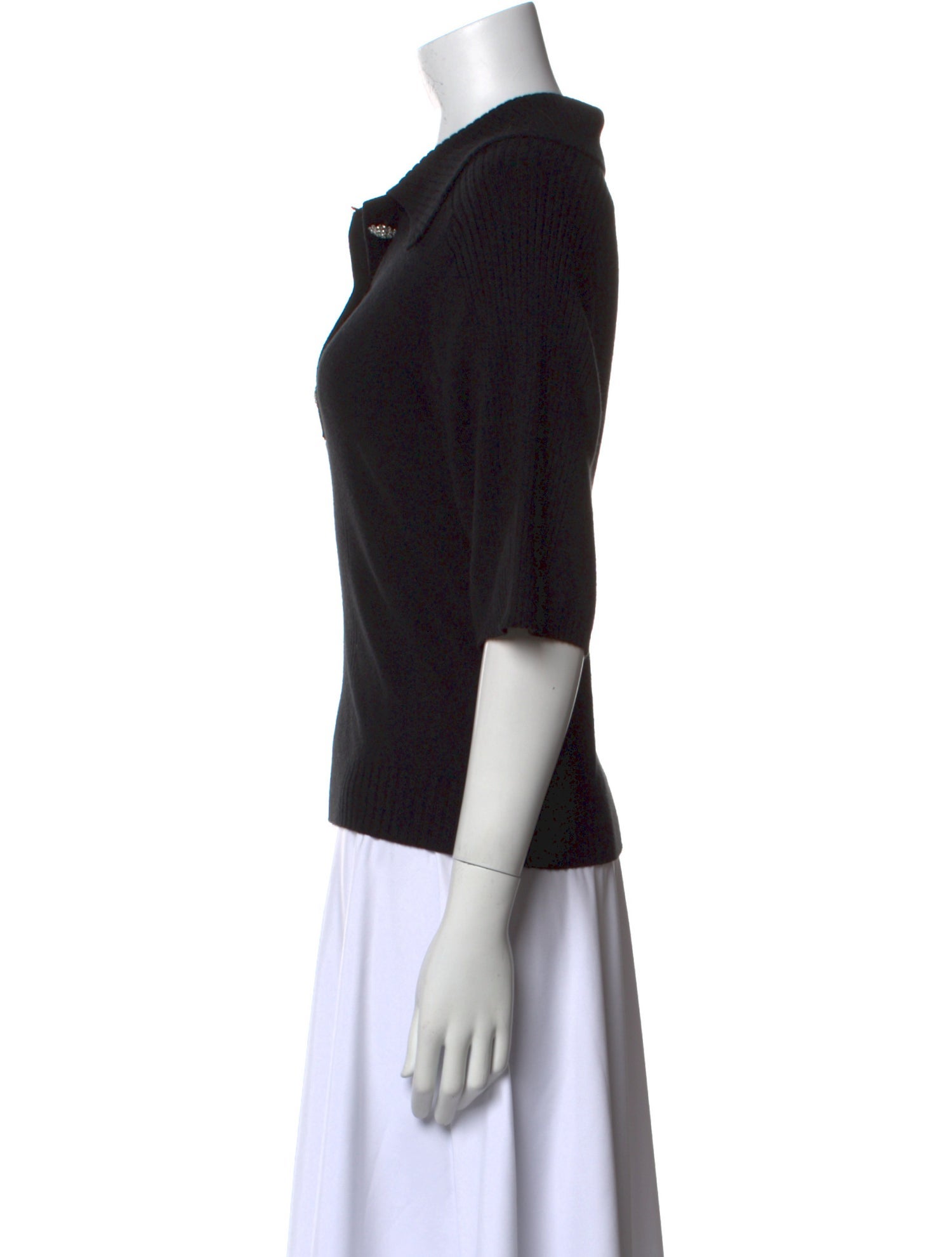 BA&SH Three-Quarter Sleeve Polo