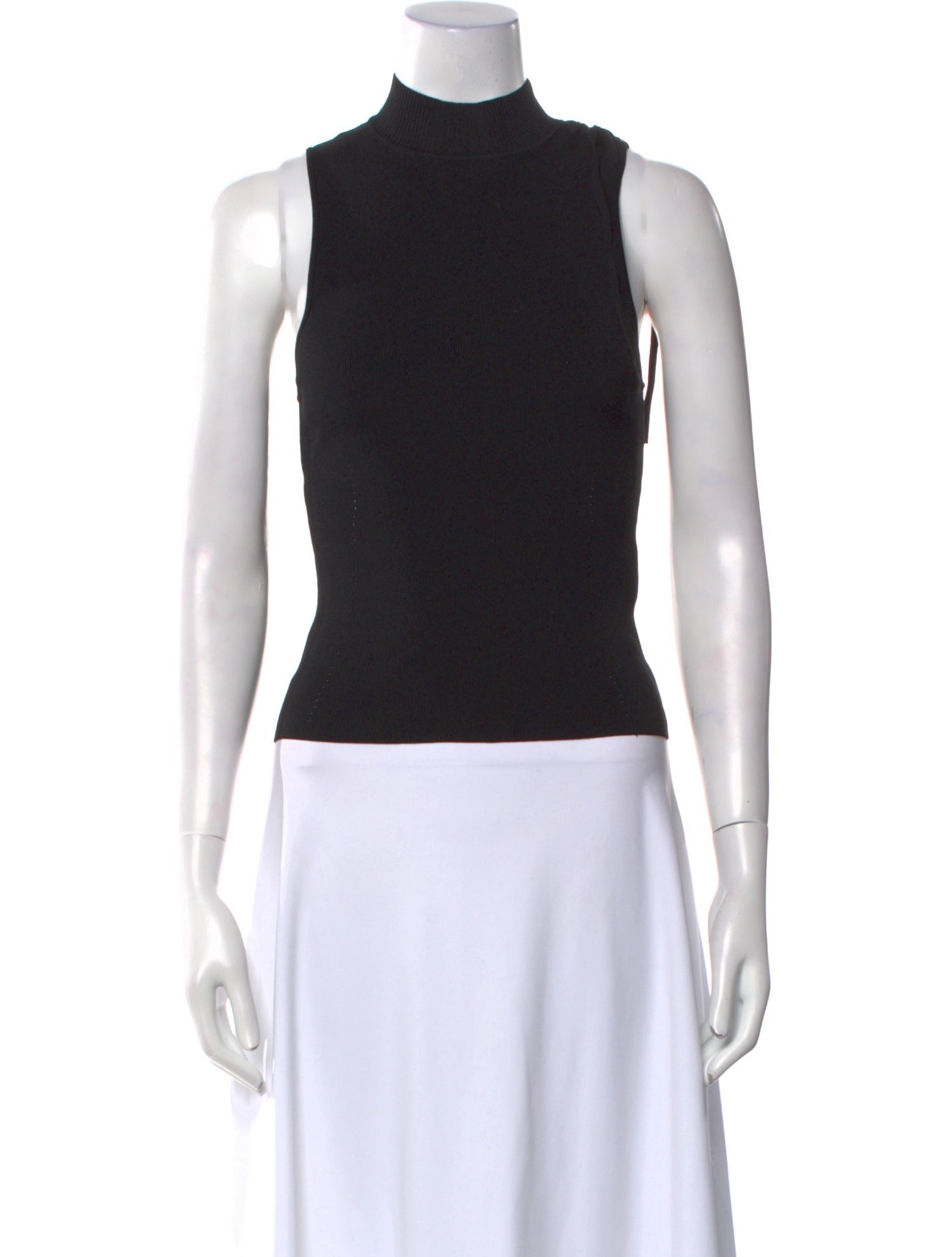 BA&SH Mock Neck Sleeveless Top