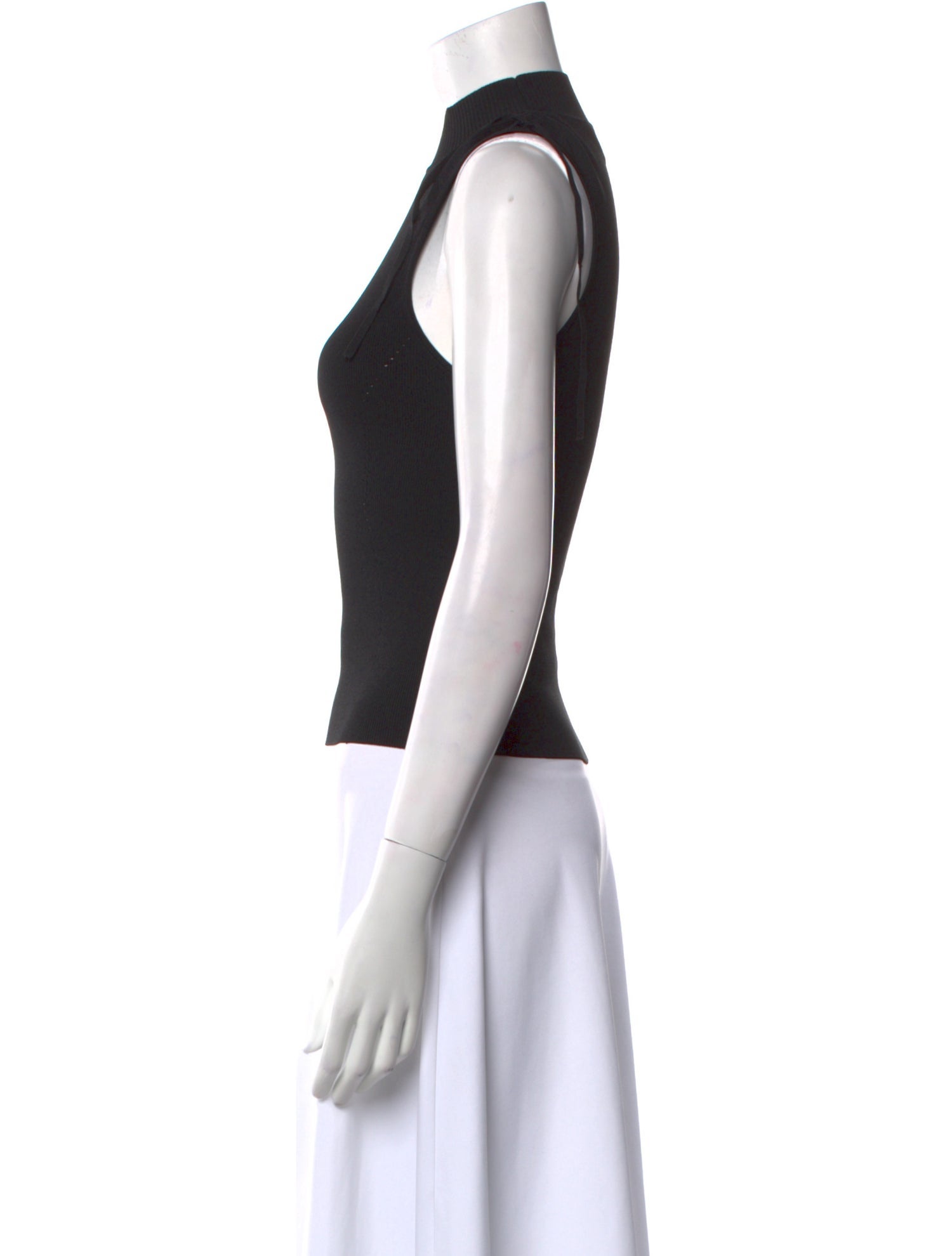 BA&SH Mock Neck Sleeveless Top