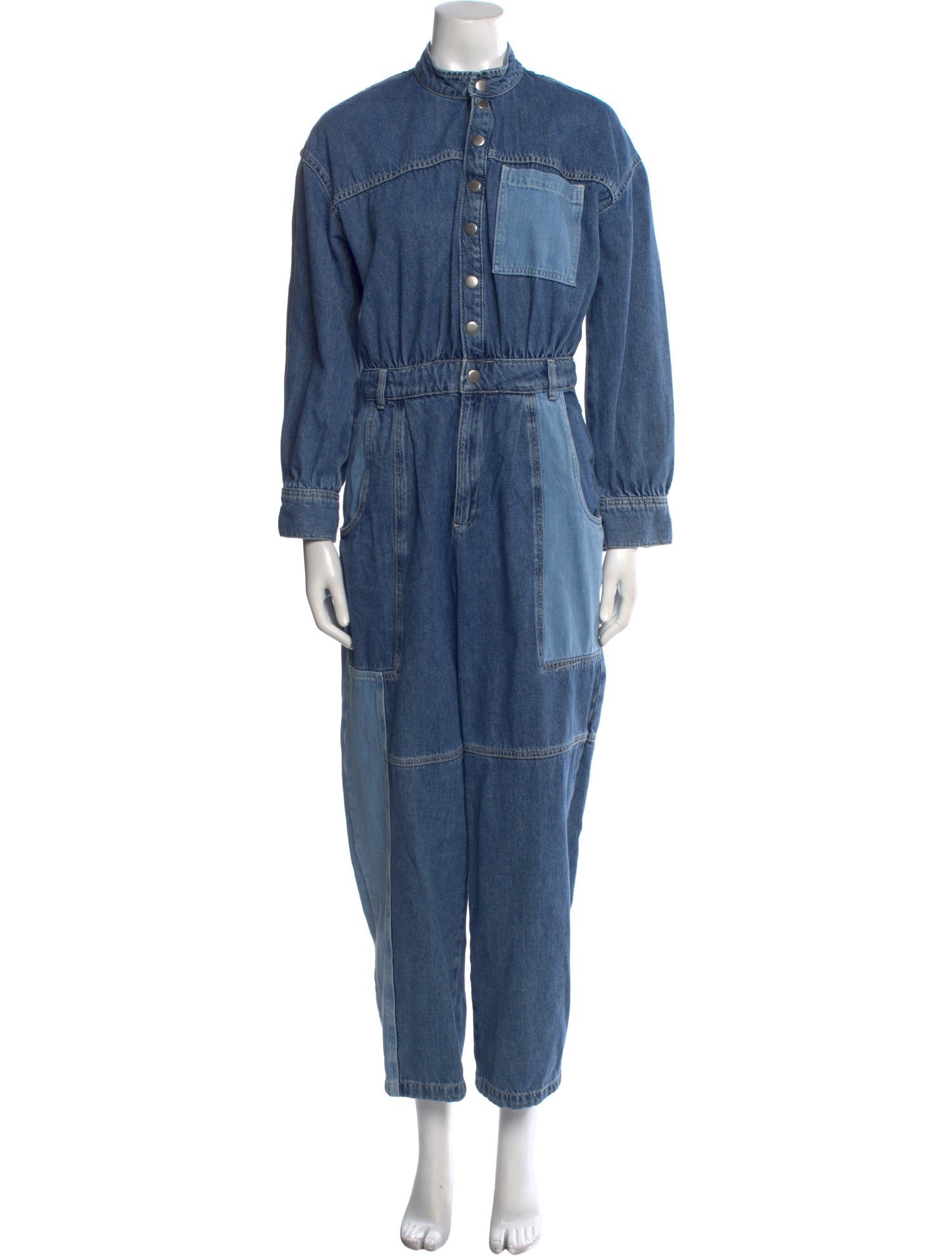 BA&SH Mock Neck Jumpsuit