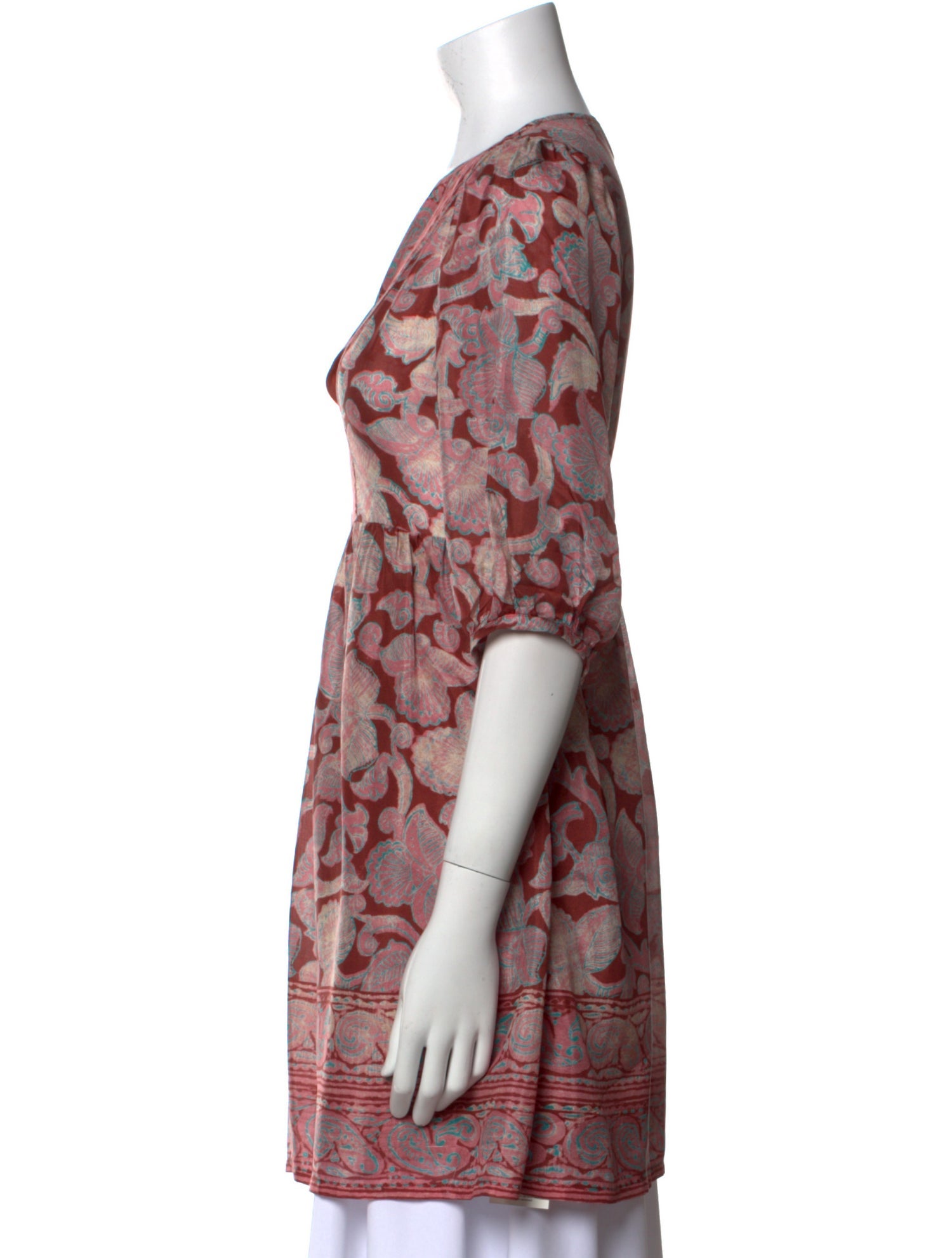 BA&SH Silk Floral Print Tunic