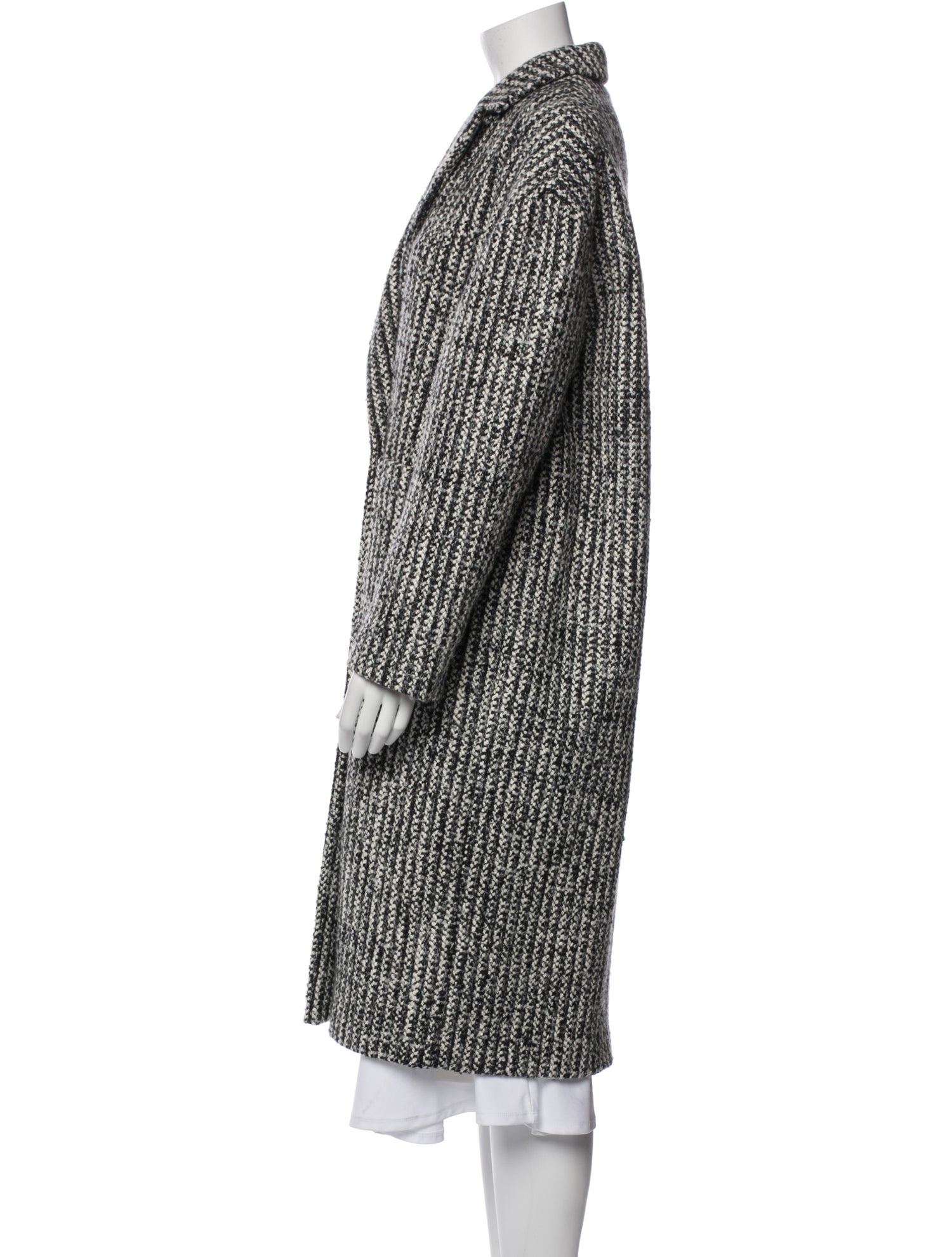 BA&SH Tweed Pattern Coat