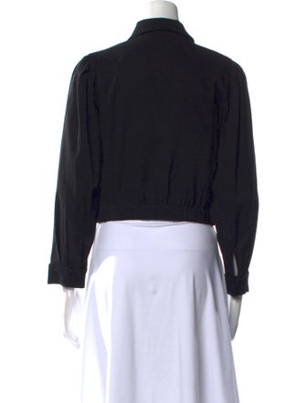 BA&SH Long Sleeve Crop Top