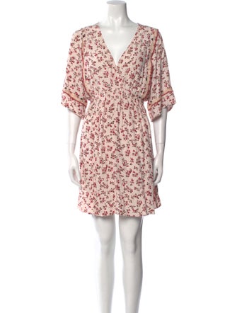 BA&SH Floral Print Mini Dress