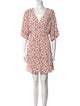 BA&SH Floral Print Mini Dress