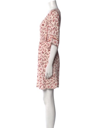 BA&SH Floral Print Mini Dress