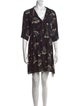 BA&SH Floral Print Mini Dress