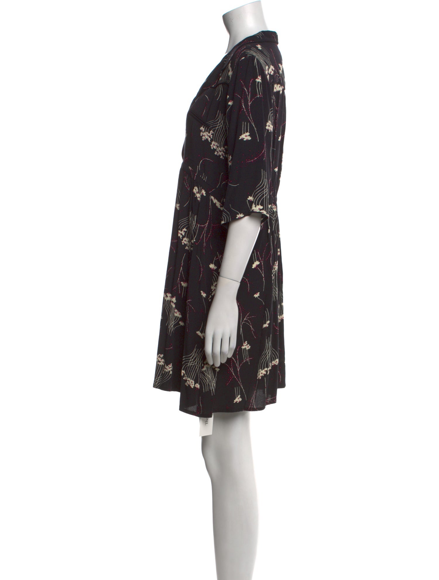 BA&SH Floral Print Mini Dress
