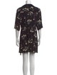 BA&SH Floral Print Mini Dress