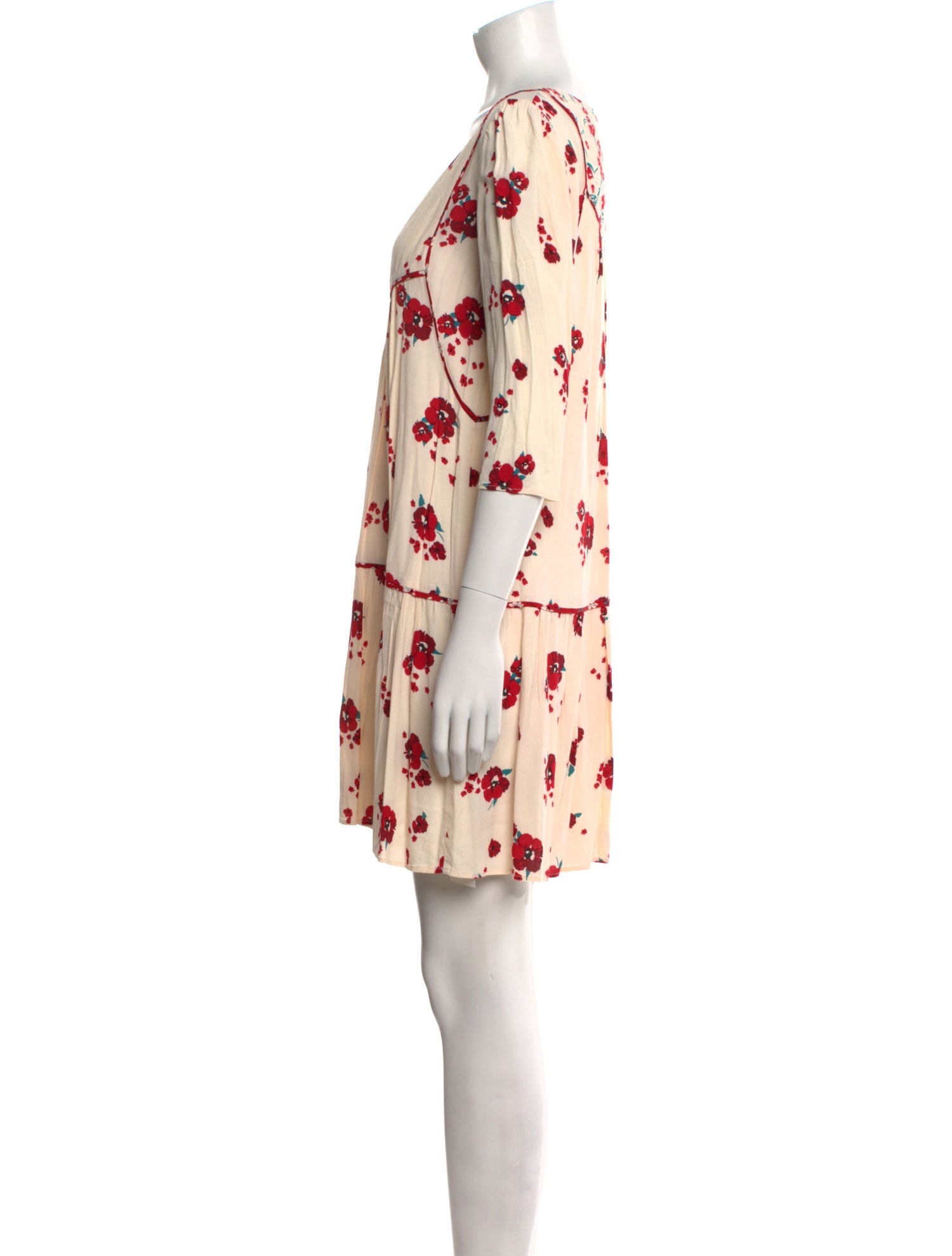 BA&SH Printed Mini Dress