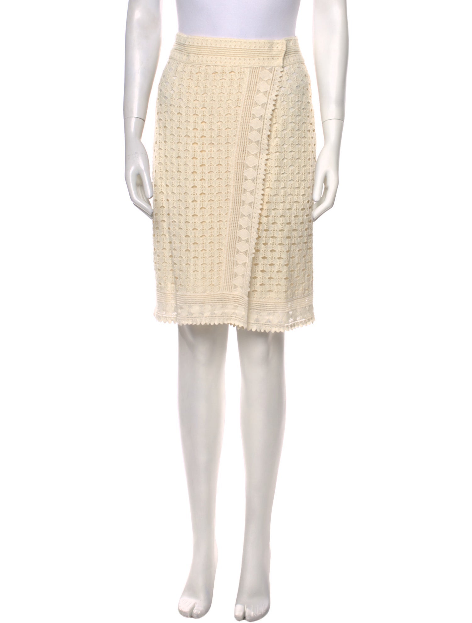 BA&SH Lace Pattern Knee-Length Skirt