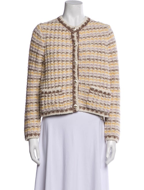 BA&SH Wool Tweed Pattern Evening Jacket