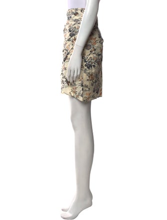 BA&SH Floral Print Knee-Length Skirt