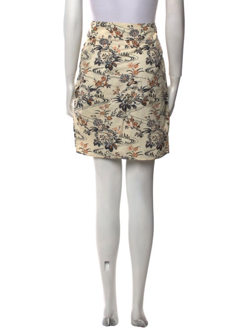 BA&SH Floral Print Knee-Length Skirt