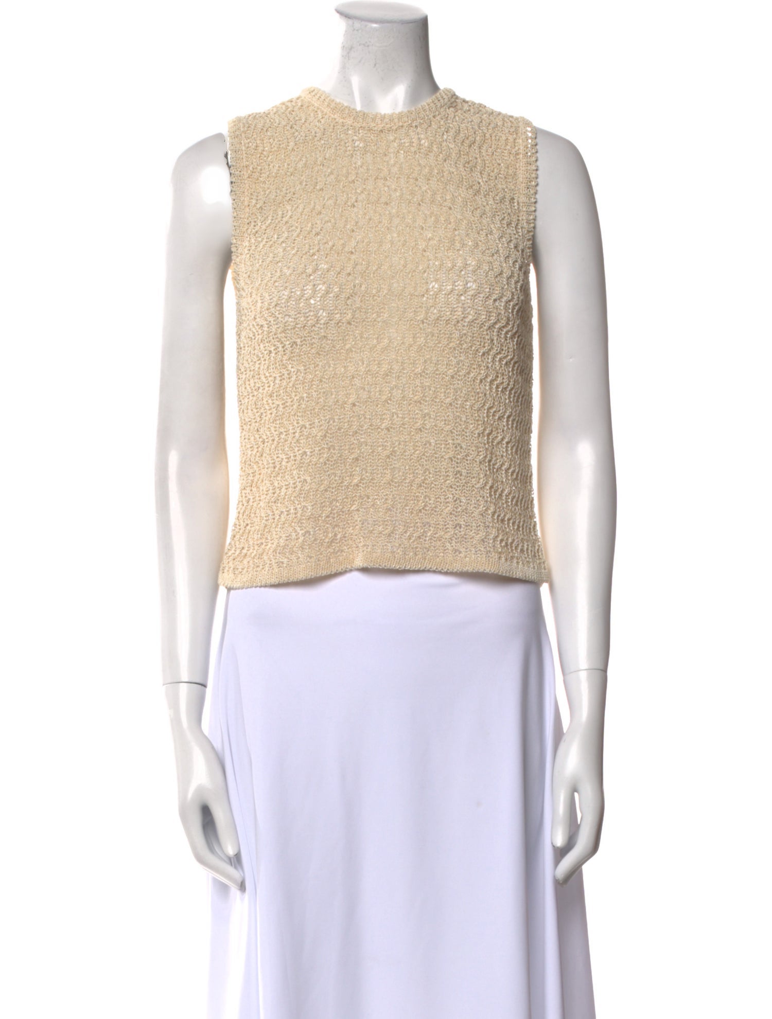 BA&SH Crew Neck Sleeveless Crop Top w/ Tags