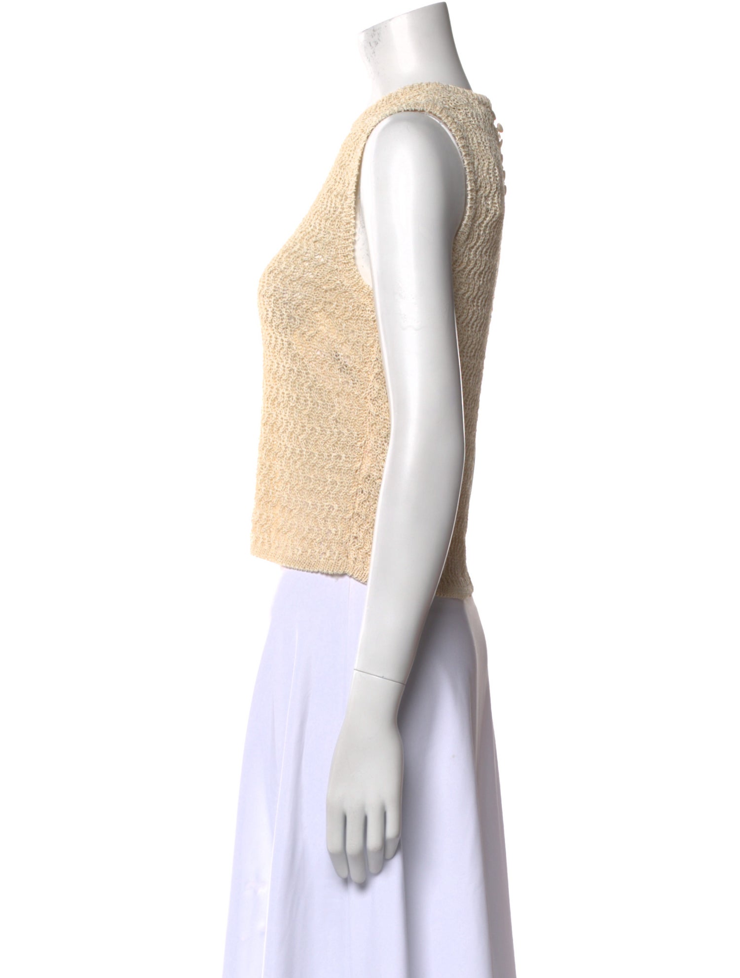 BA&SH Crew Neck Sleeveless Crop Top w/ Tags