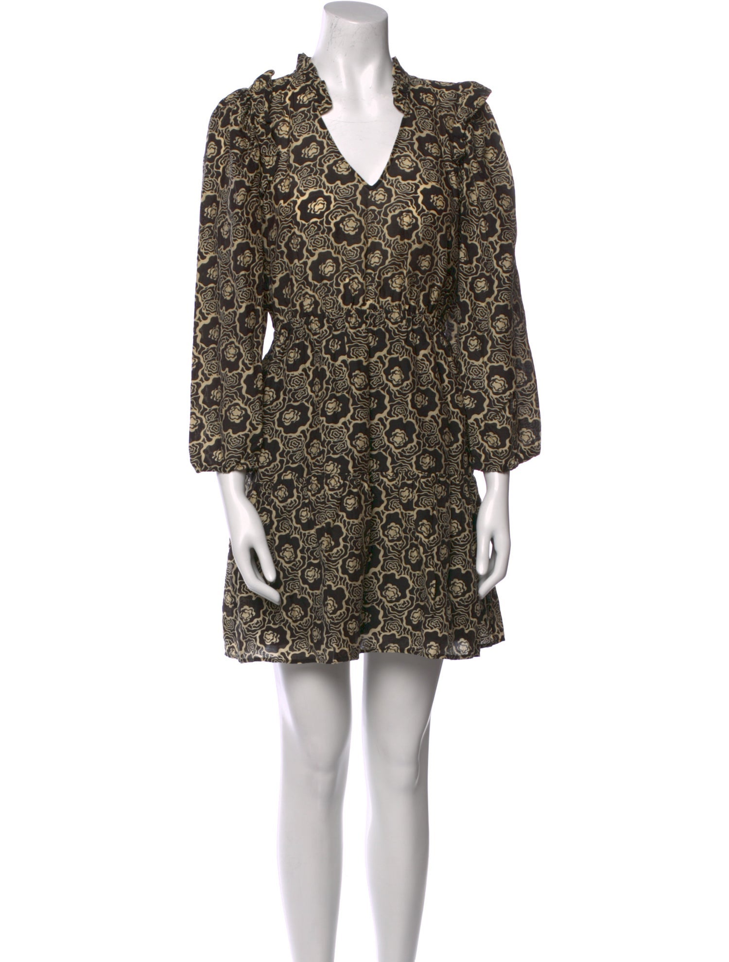 BA&SH Printed Mini Dress