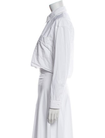 BA&SH Long Sleeve Crop Top