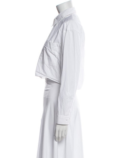 BA&SH Long Sleeve Crop Top