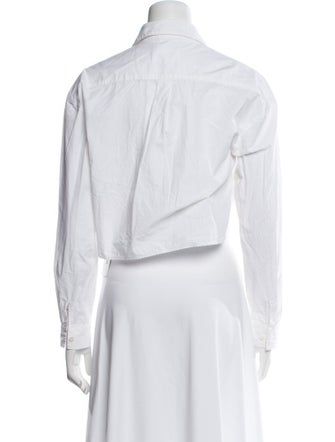 BA&SH Long Sleeve Crop Top