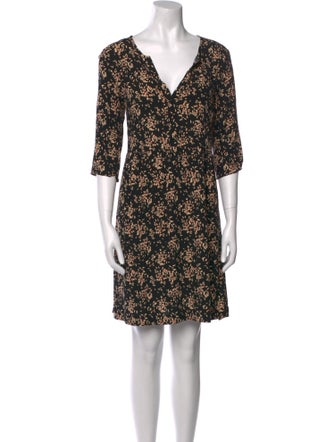 BA&SH Floral Print Mini Dress