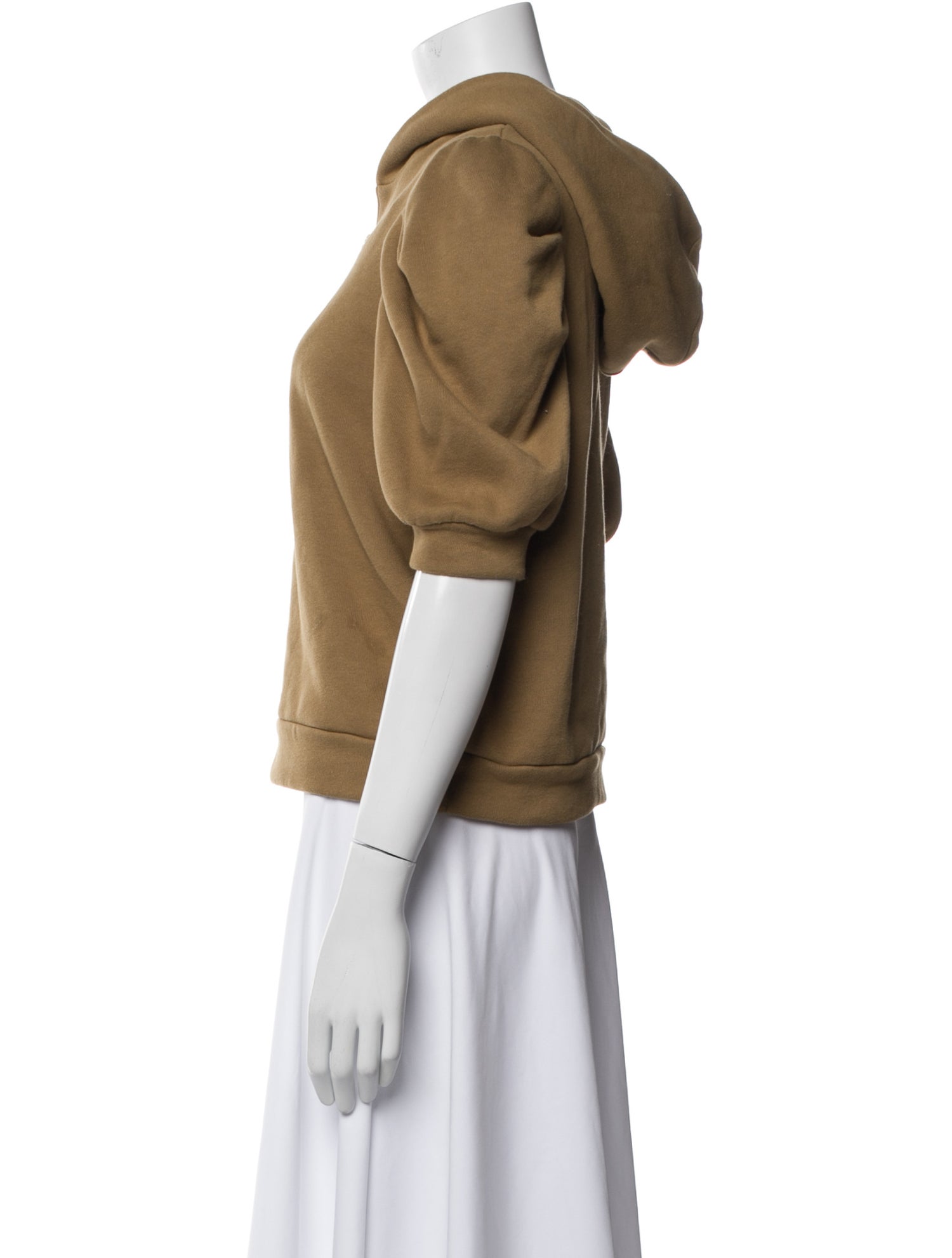 BA&SH V-Neck Short Sleeve Sweatshirt