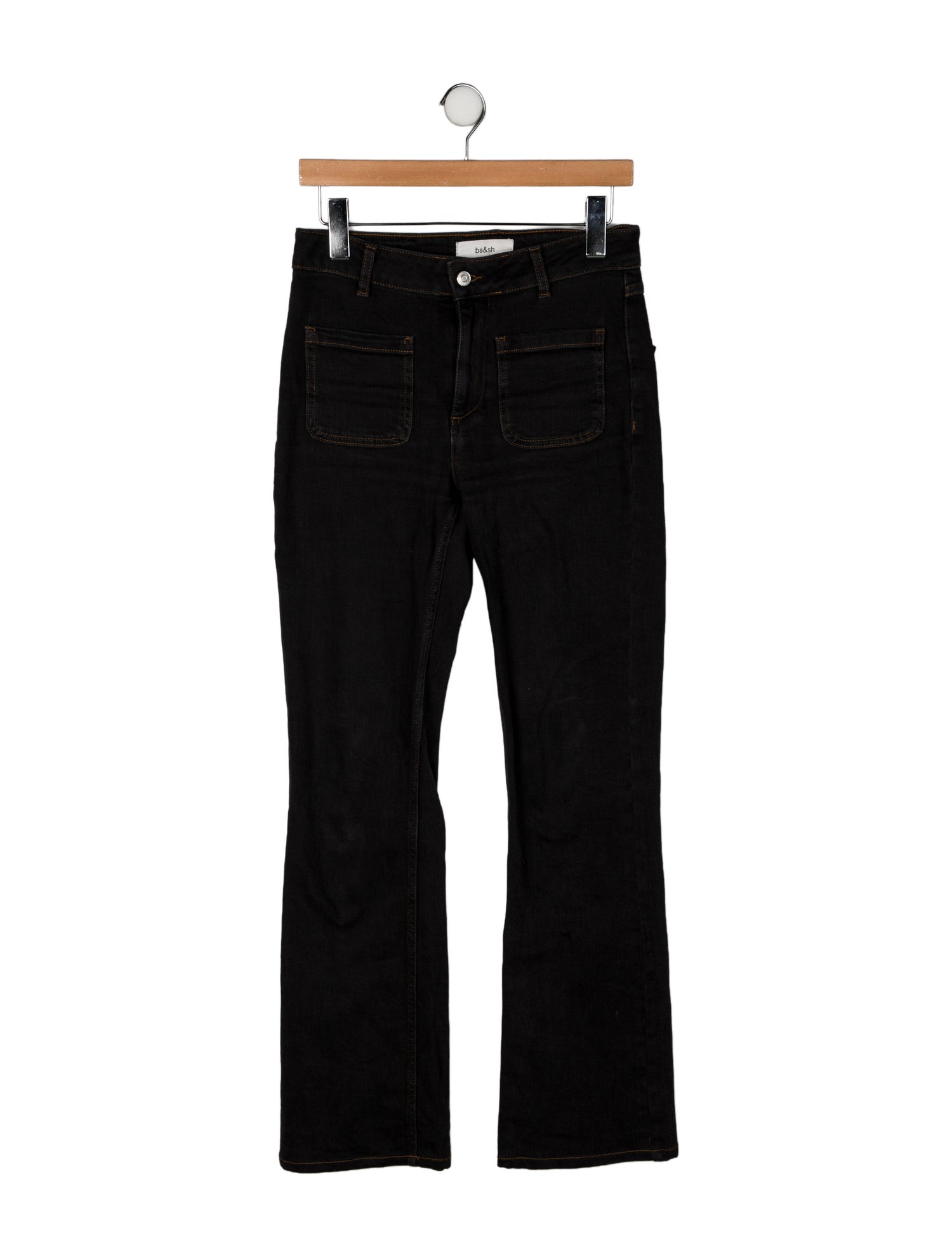 BA&SH Mid-Rise Straight Leg Jeans