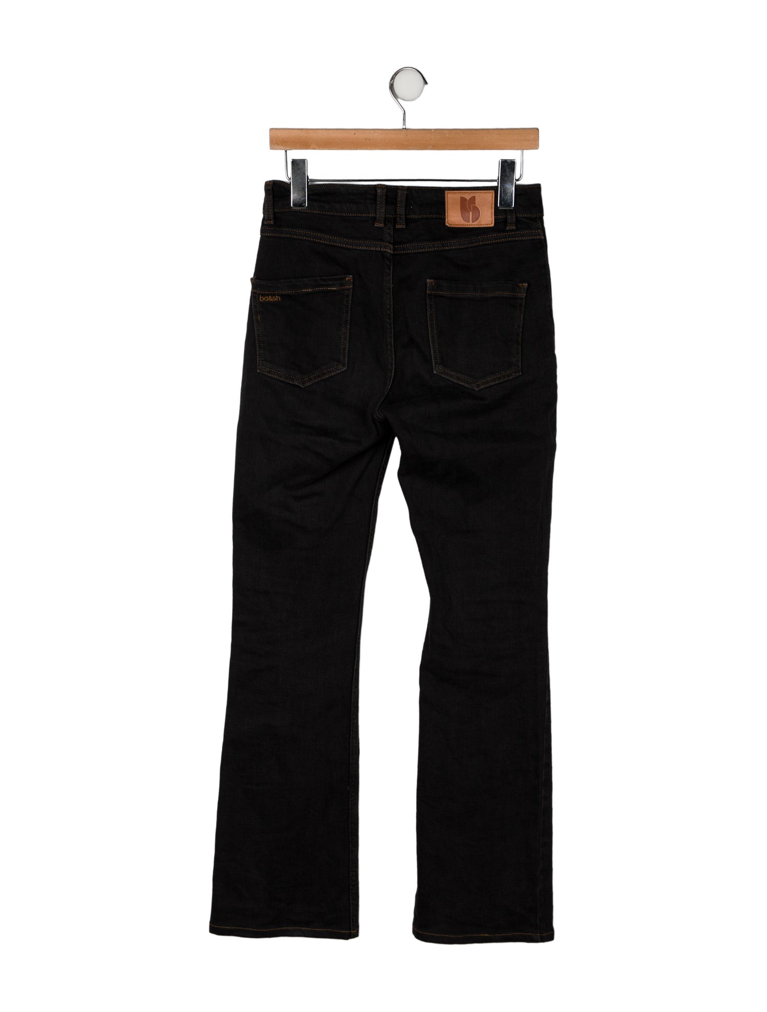 BA&SH Mid-Rise Straight Leg Jeans