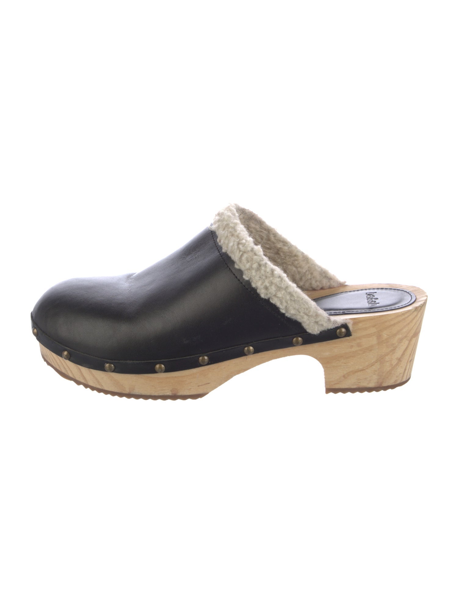 BA&SH Leather Slides