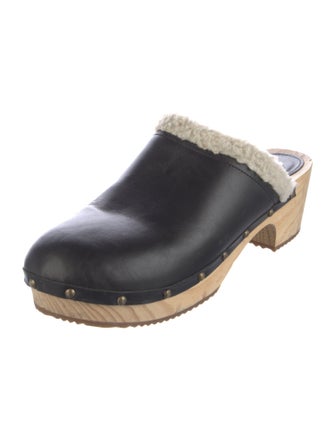 BA&SH Leather Slides